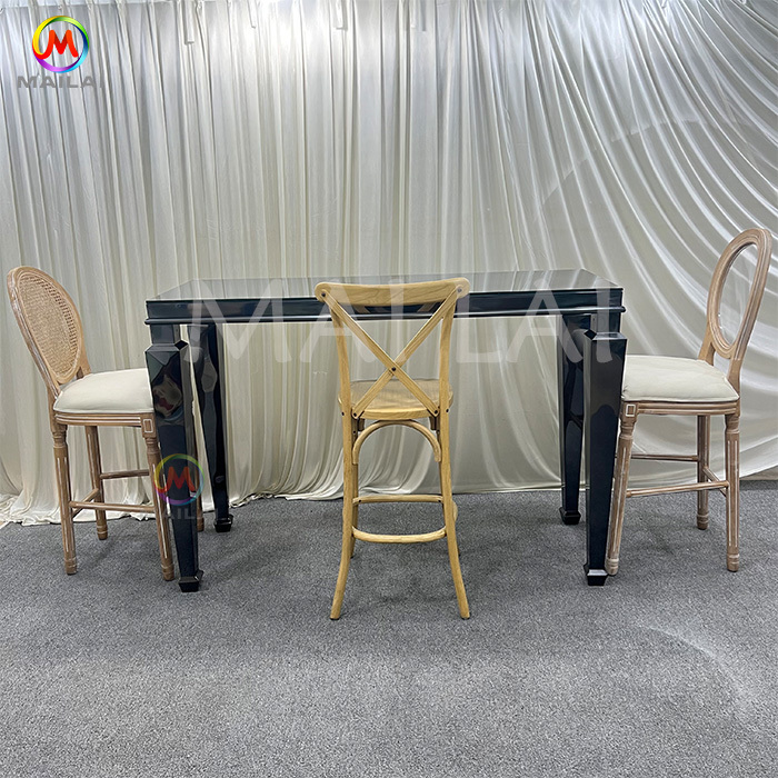 Foshan Cheap Wholesale Factory Price Modern Bar Furniture Stainless Steel Bar Tables and Chair