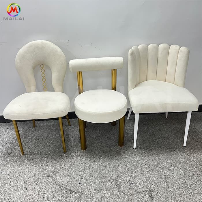Wholesale Price All White Wedding Banquet Chairs White Wedding Garden Chairs