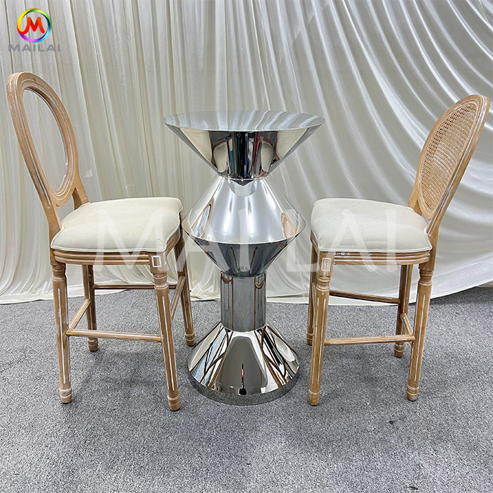 Metal High Cocktail Bar Table for Sale