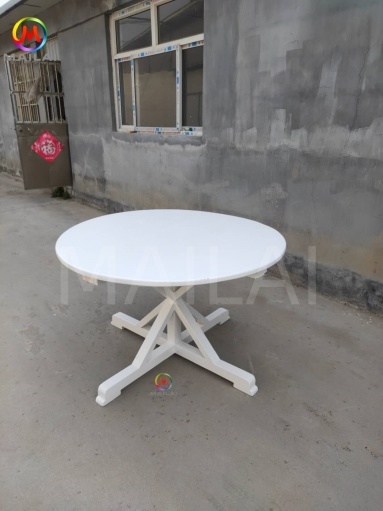 Dining Table Home Furniture Round Tables for Events Party Wooden Dining Table