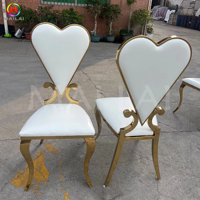 Foshan Baby Shower Party Furniture Wholesale Price Children Gold Stainless Steel  Dining Chair