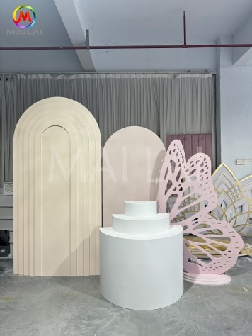 New Sale Activity Happy New Year Backdrop Stand New Led Wedding Stage for Events Modern