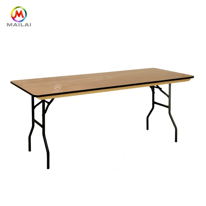 Rental Long 8 and 10 People Dining Table for Company and School Canteen