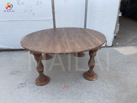 Hot Home Furniture Luxury Dining Designs Round Folding Farm Table