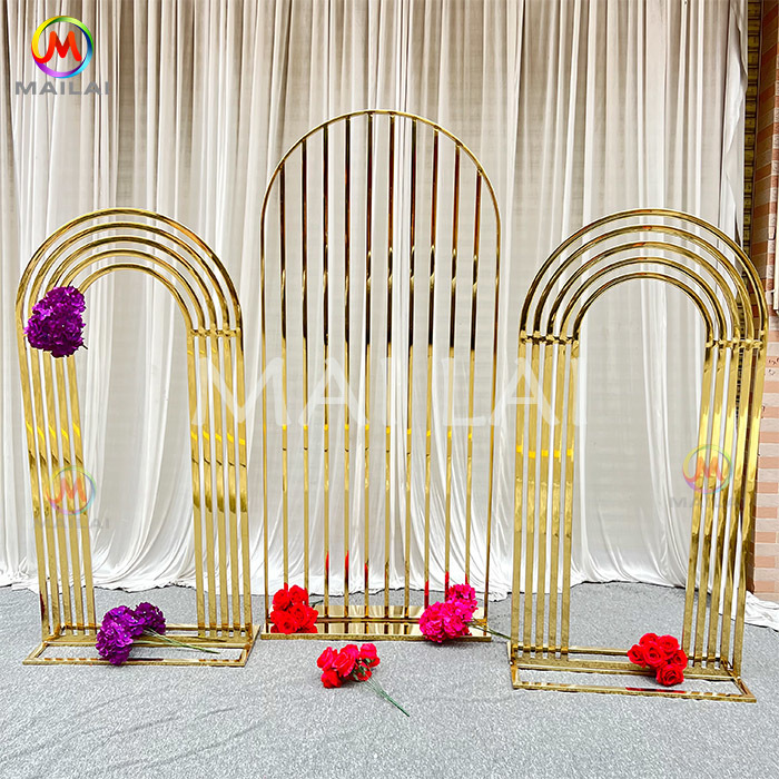 Stainless steel backdrop