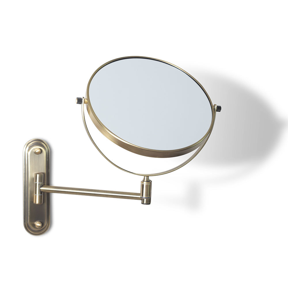 Wall mounted magnifying make up mirror 1206 Bronze