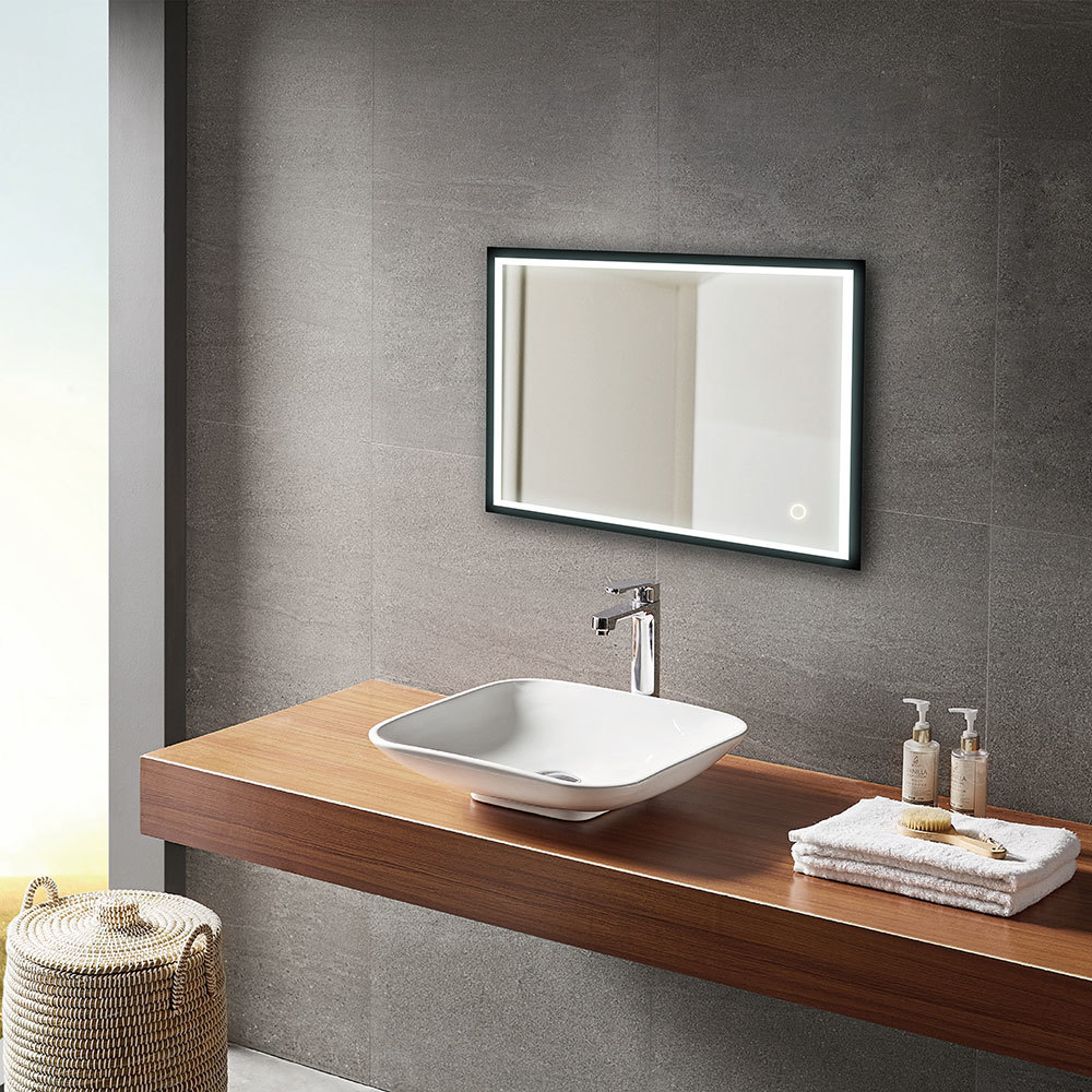Illuminated led vanity bath mirrors