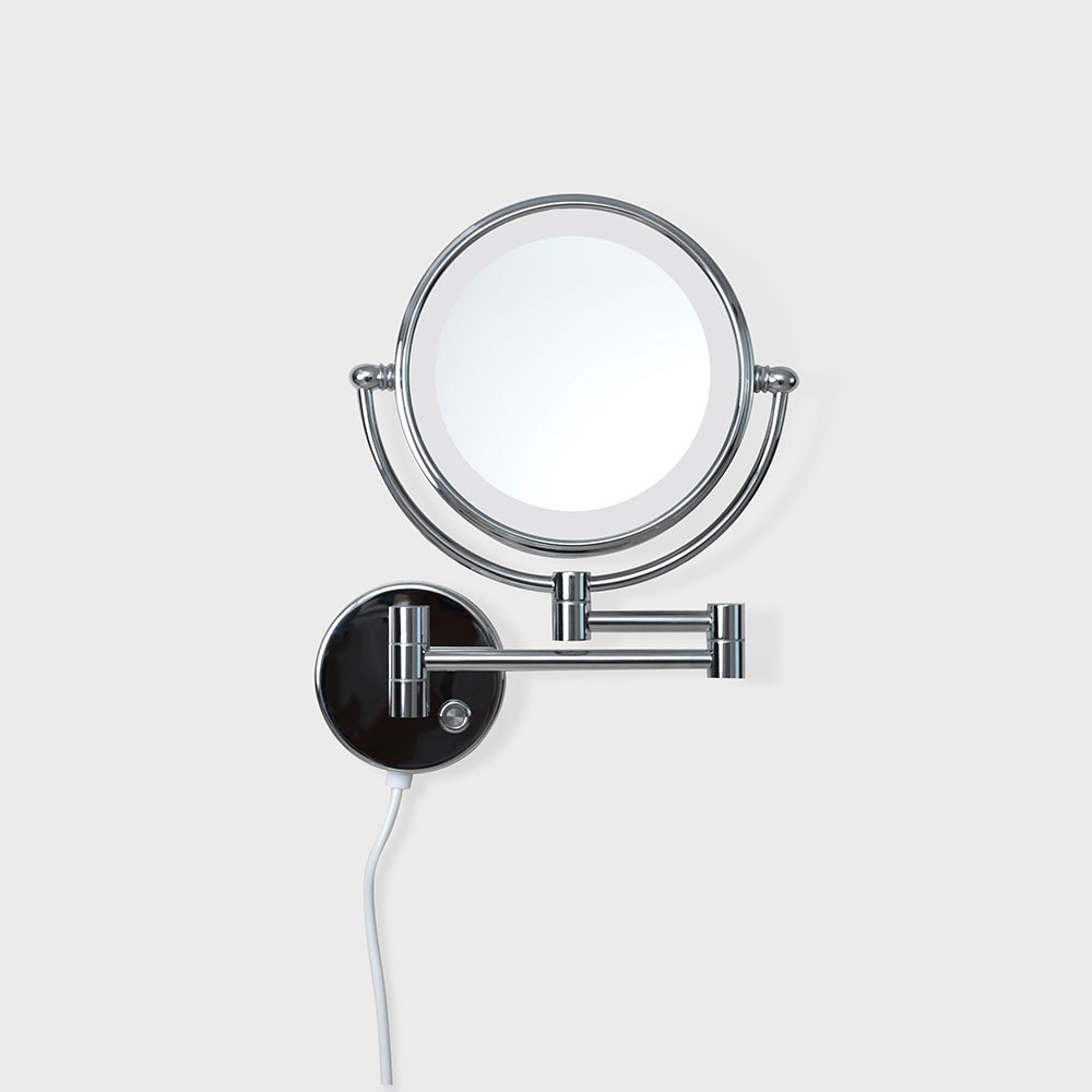 Magnifying makeup mirror with light 1803 Chrome