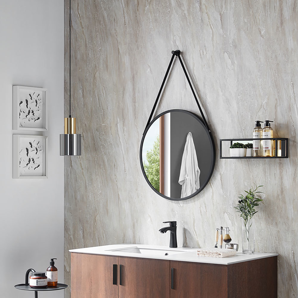 Bathroom large round wall mirror for living mirror