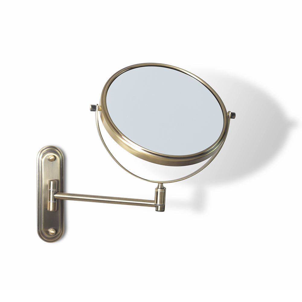 Wall mounted magnifying make up mirror 1206 Bronze