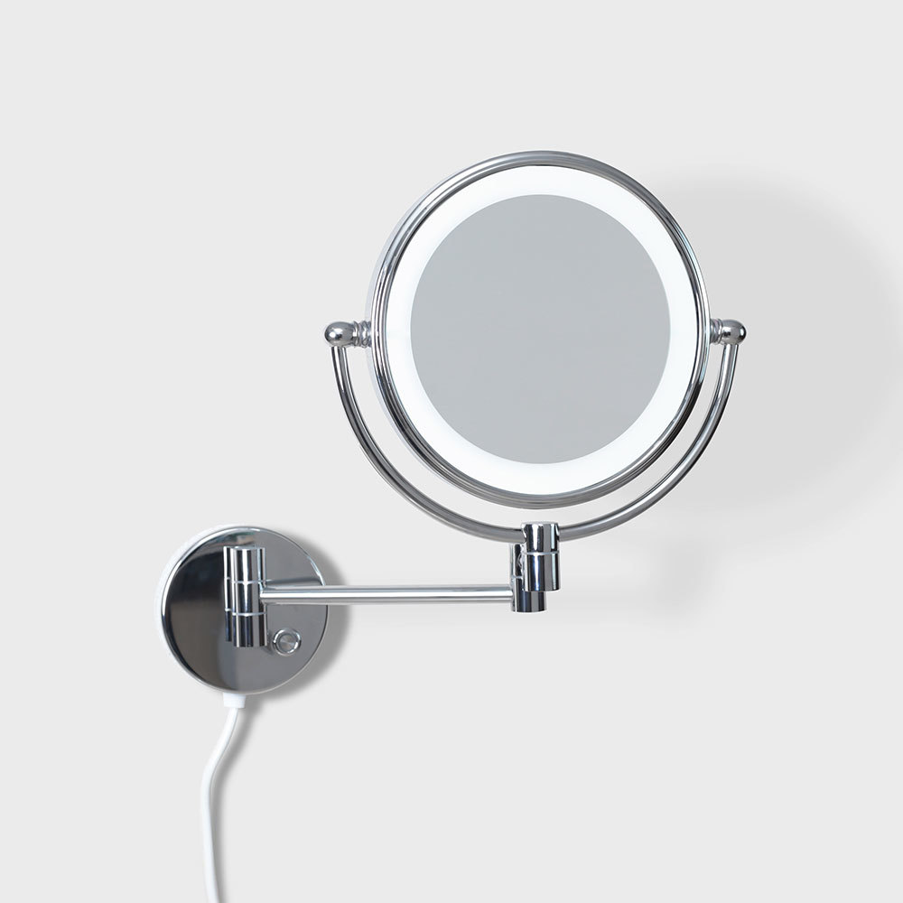Magnifying makeup mirror with light 1803 Chrome