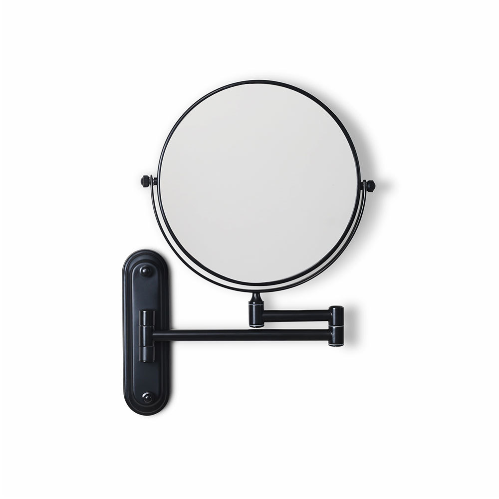 6 inches black cosmetic manifying make up mirror 1206 Black
