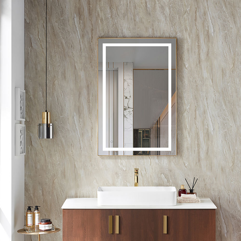 Large framed bathroom fogless shower mirror