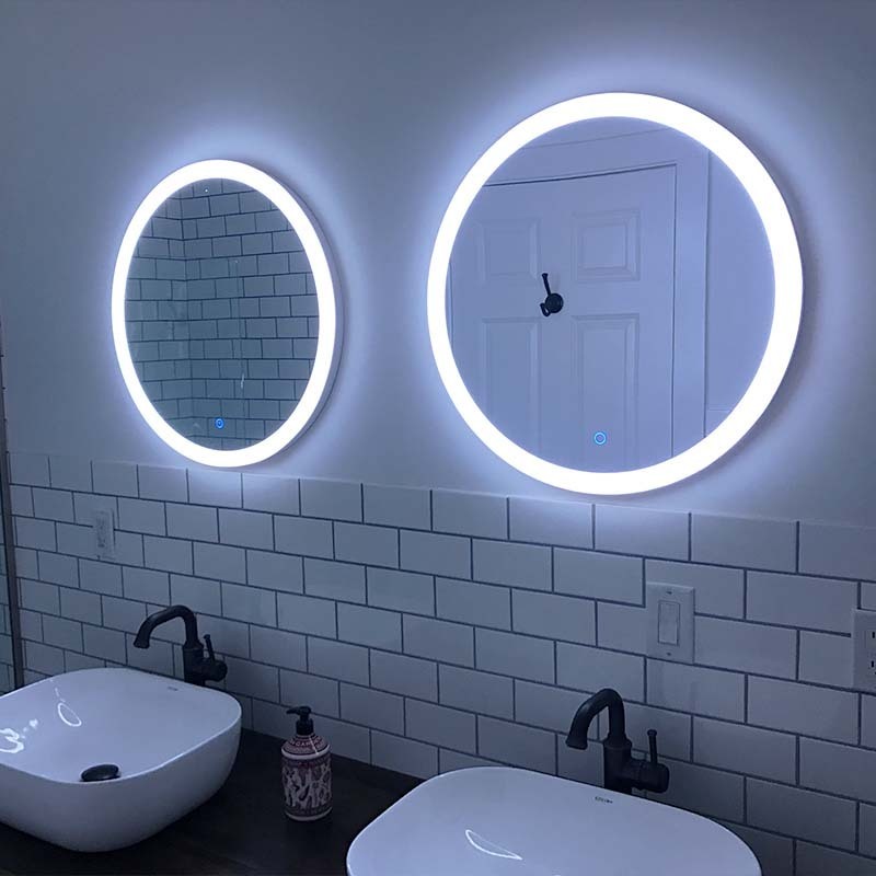 Norhs Wall mounted bathroom vanity lighted mirror