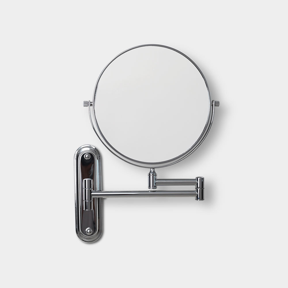 Wall mounted manifying make up mirror 1206 Chrome