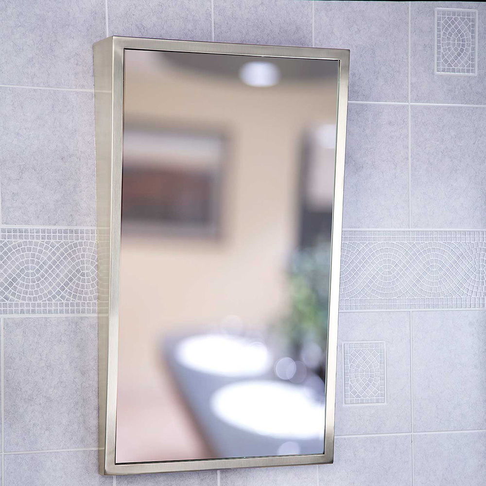 Rectangular tiltinig bathroom mirror
