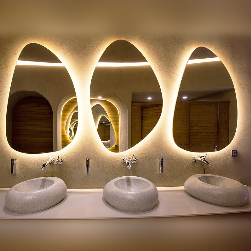Custom vanity illuminated mirror manufacturer