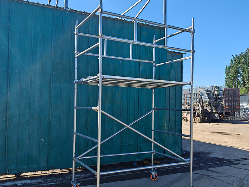 Erection and removal of scaffolding