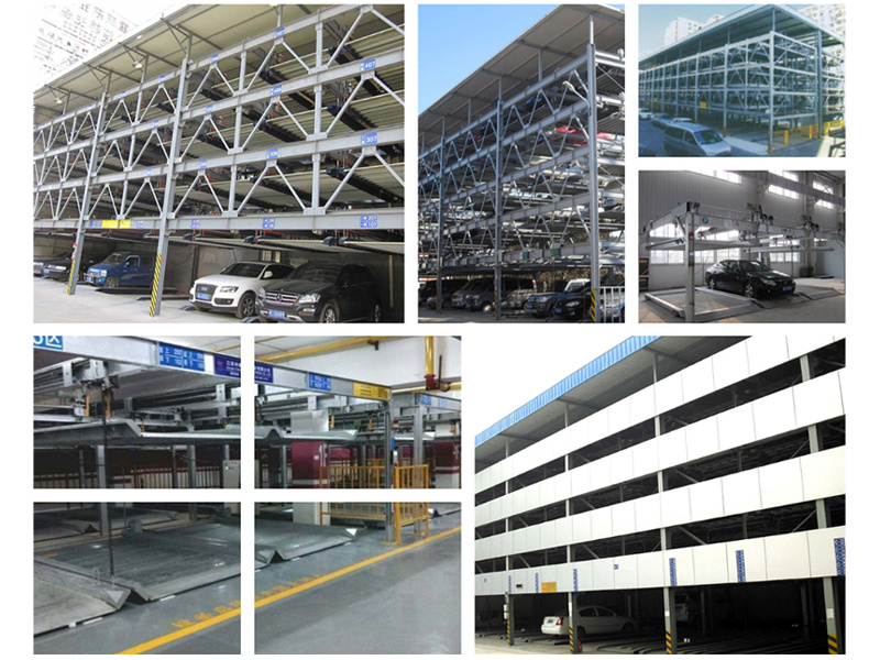 Five-story lift-transfer parking equipment