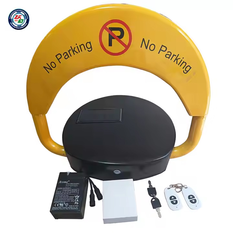 Solar-powered parking space lock