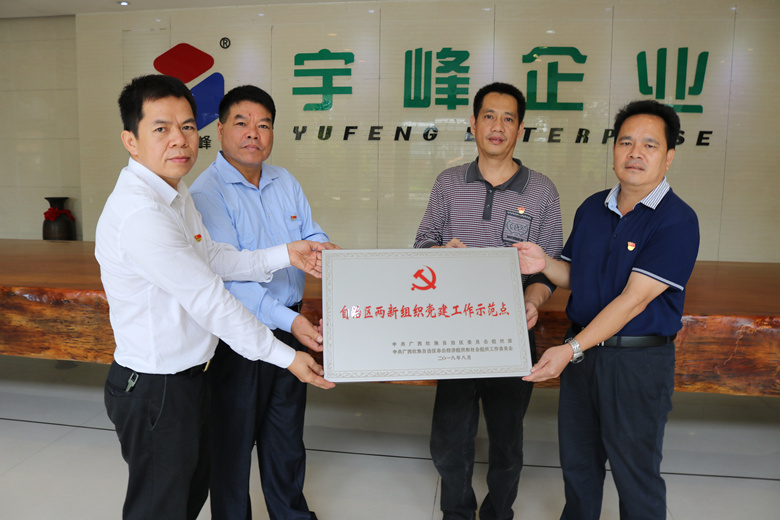 宇峰公司党委荣获“自治区两新组织党建工作示范点”称号  来源：灵山县电子政务信息中心