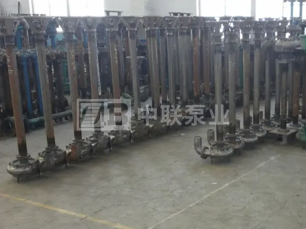 Vertical slurry pump for mining type NL