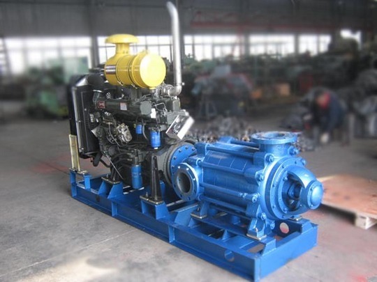 High pressure diesel engine water pump