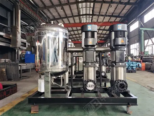 Water supply equipment with constant pressure without negative pressure