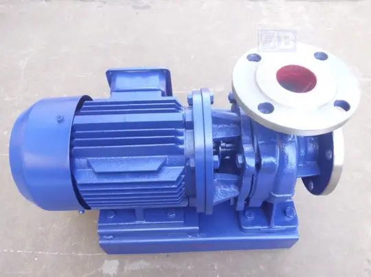 IHW Type Horizontal Stainless Steel Pipeline Centrifugal Pump