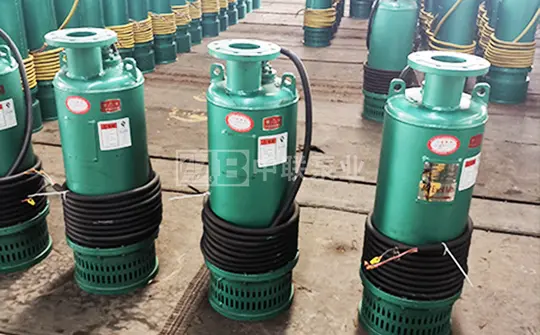 BQS series of explosion-proof submersible pumps for drainage and desanding in mining