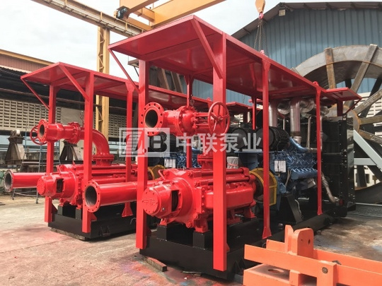 Water pump for marine diesel engine