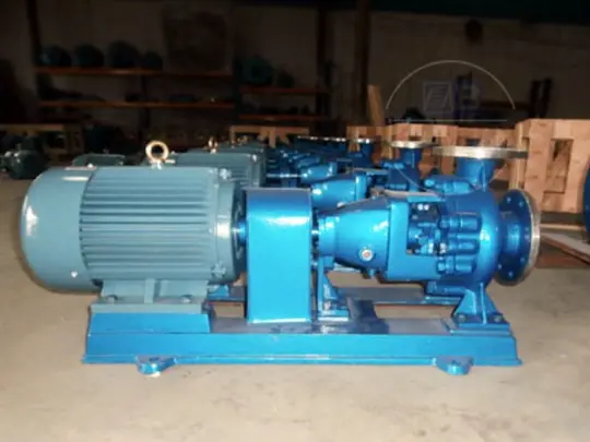 Horizontal single-stage stainless steel chemical pump IH type with simple suction