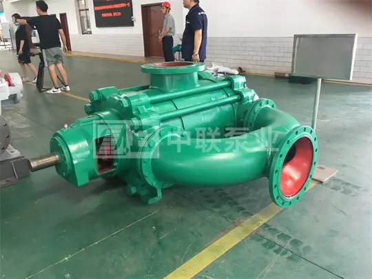 Self-balancing double inlet multistage pump MDSP