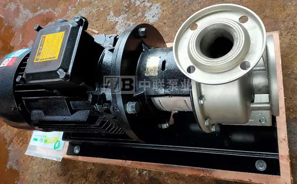 Horizontal monoblock stainless steel centrifugal pump type TS