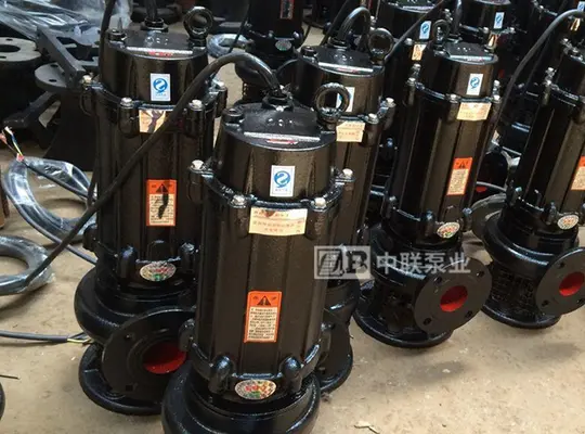 Submersible pump for wastewater discharge type QW