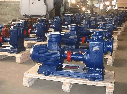 Horizontal self-priming centrifugal oil pump type CYZ