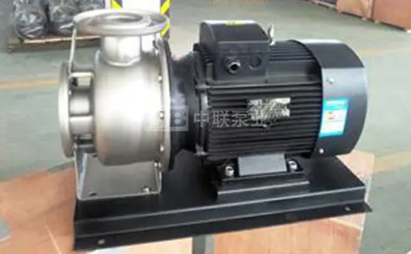 Horizontal monoblock centrifugal pump made of stainless steel type IBG, IBW