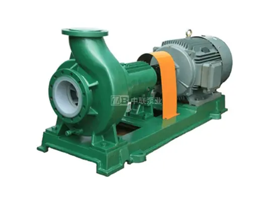 IHF Type Fluoroplastic Single-Stage Chemical Centrifugal Pump