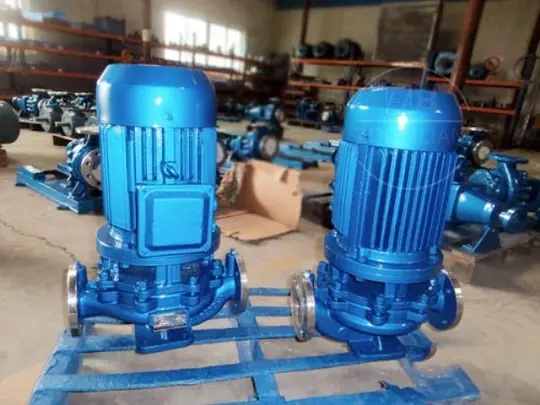Vertical centrifugal pump for chemical pipelines type IHG