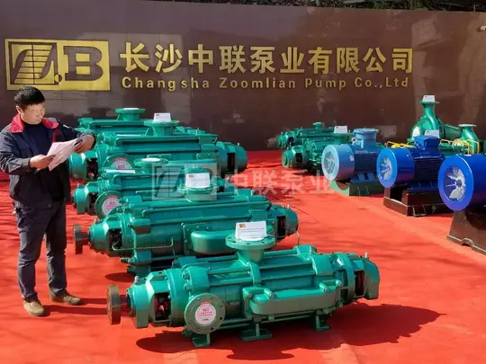 Wear-resistant self-balancing multistage pump for mining type MDP