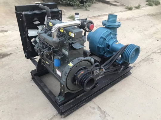 Single-stage water pump unit for diesel engine