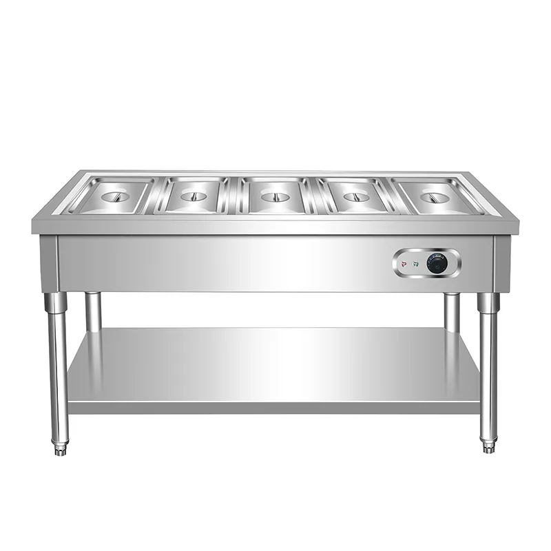 Food serving counter(five-compartment)
