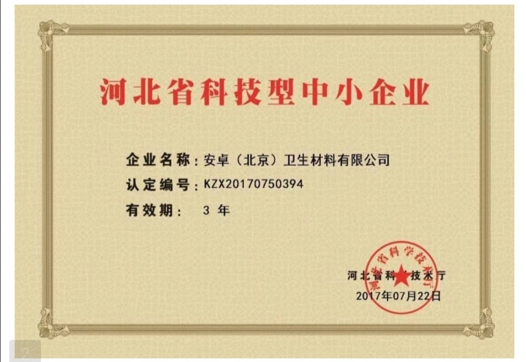 Medium-sized and Small Technology-Based Enterprise in Hebei Province