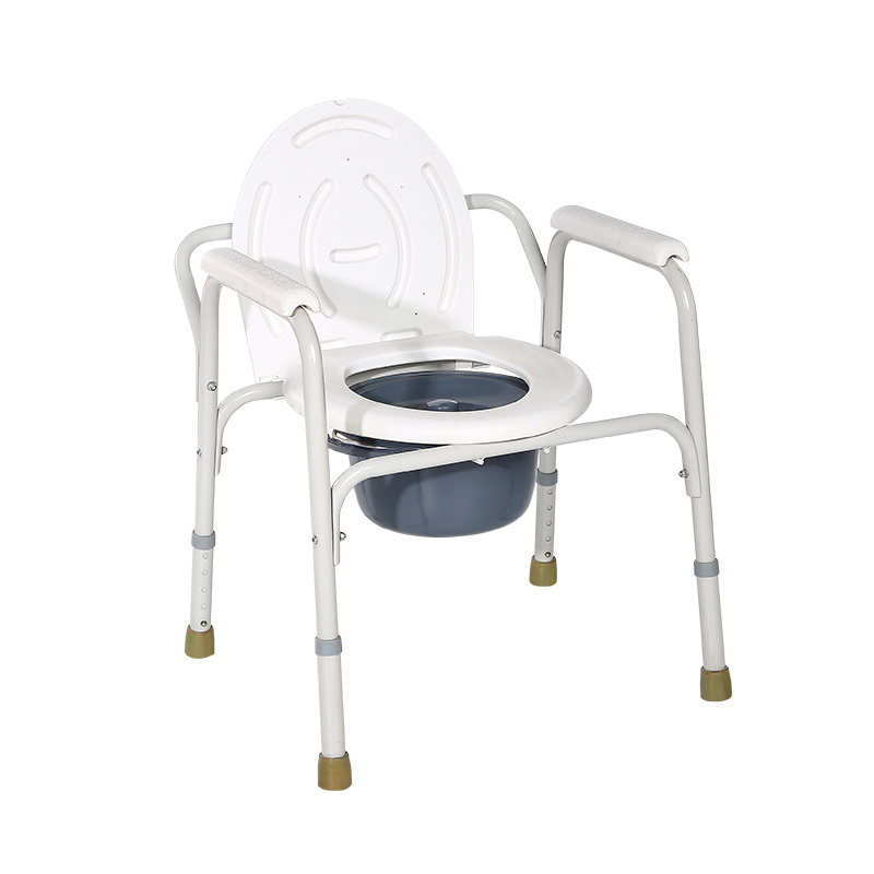 Steel Folding Bedside Commode