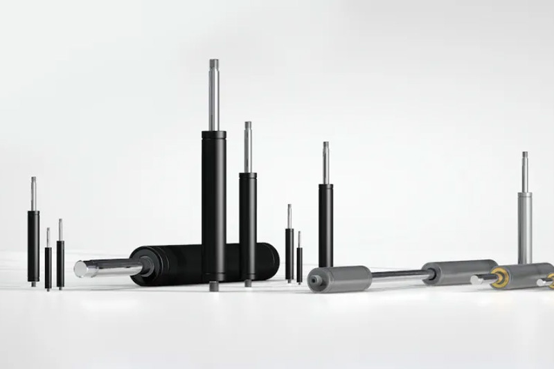 Testing method for gas spring pressure