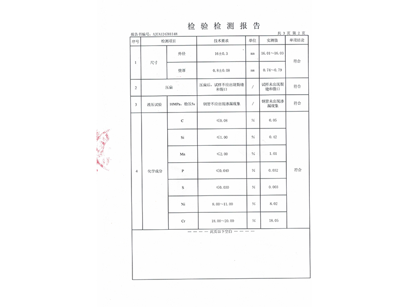 檢驗(yàn)檢測(cè)報(bào)告