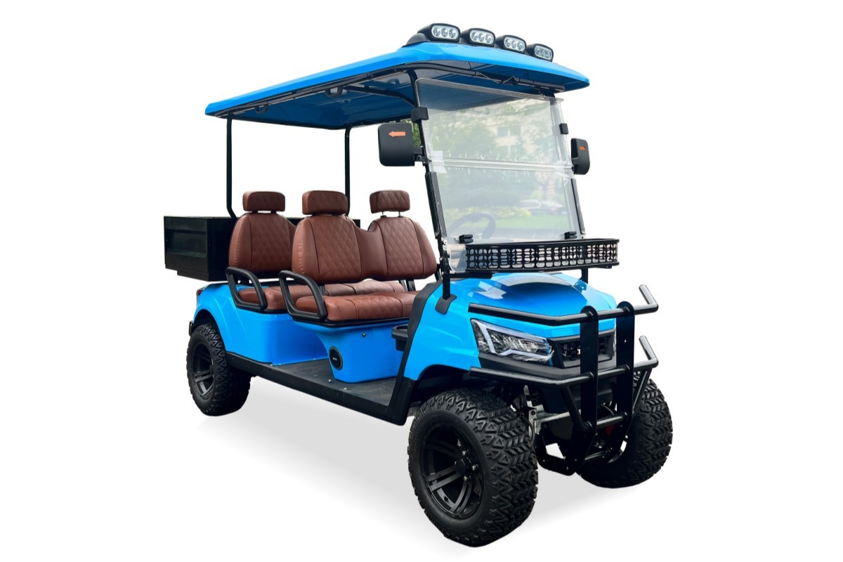 4 seater golf carts with box