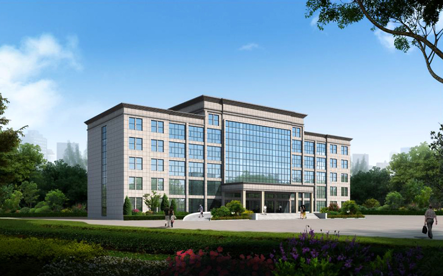 Effect Drawing of Ofhce Building