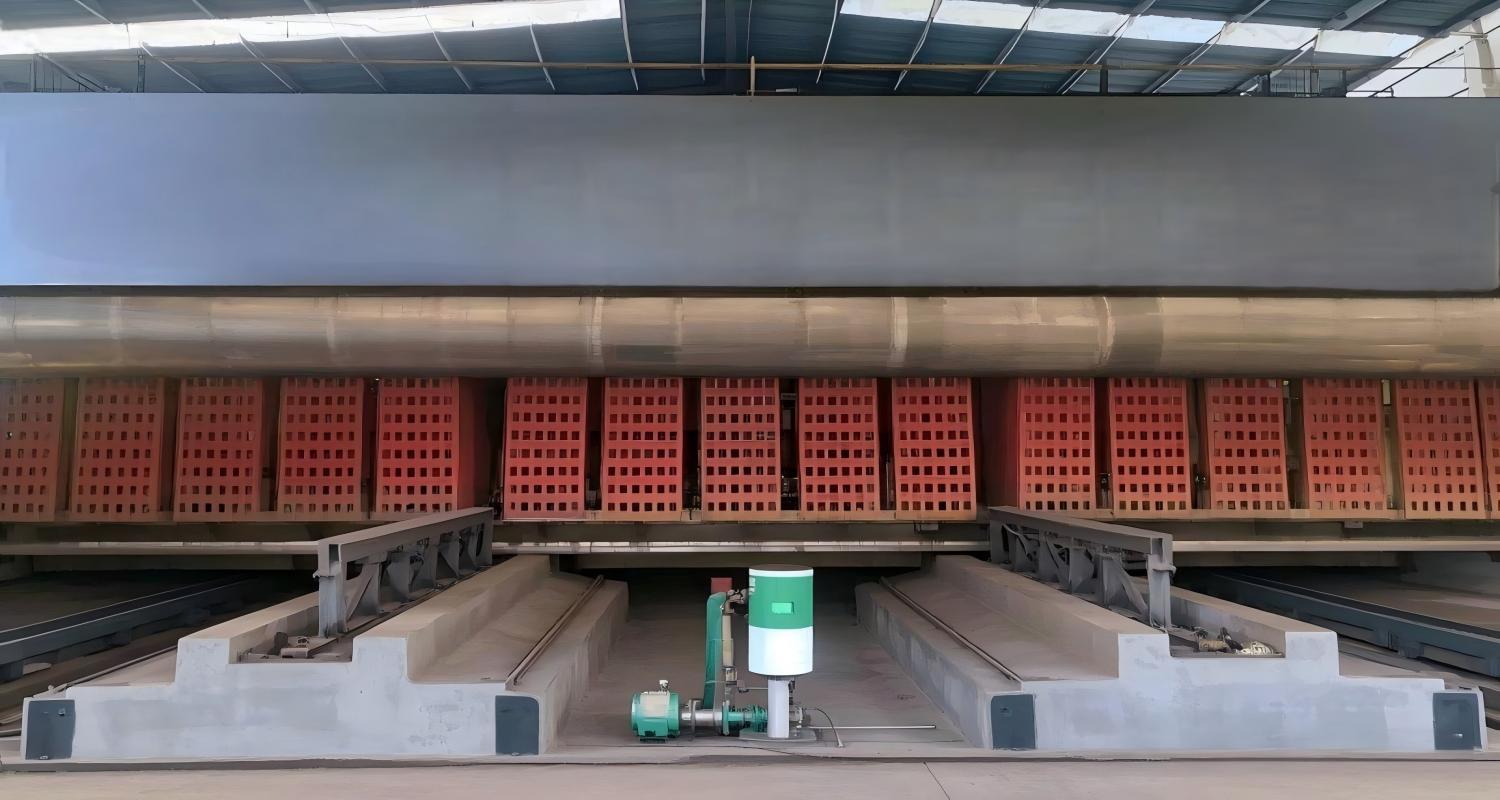 How to correct excessive firing heat in the firing zone of a tunnel kiln?