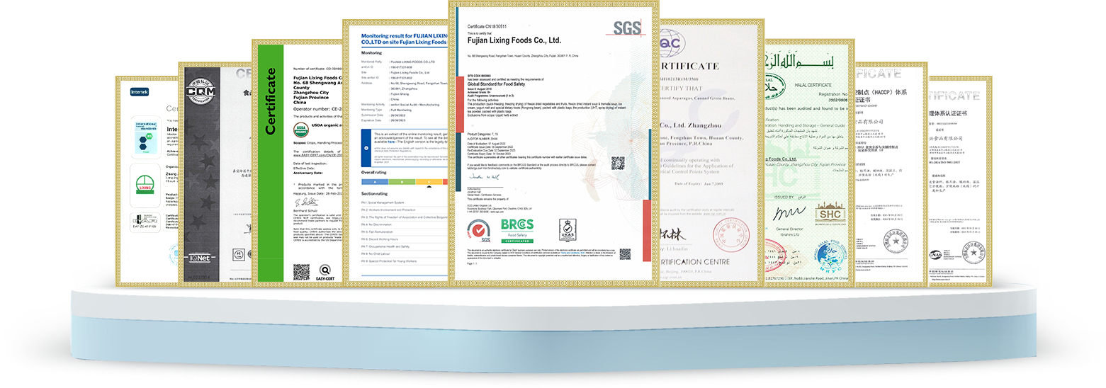 Our Certificate